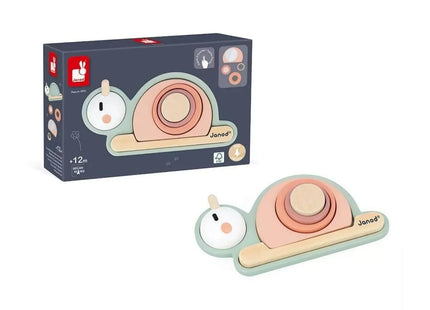 Janod Stackable Sensory Snail Sweet Cocoon