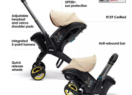 Doona i Infant Car Seat & Stroller - Sahara Sand