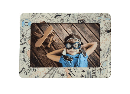 Kodak Magnetic 6x4 Photo Frame Kit with 5 Sheets of Kodak Picture Paper