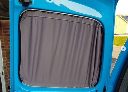For VW Caddy Premium 1 x Barndoor Window Curtains Van-X