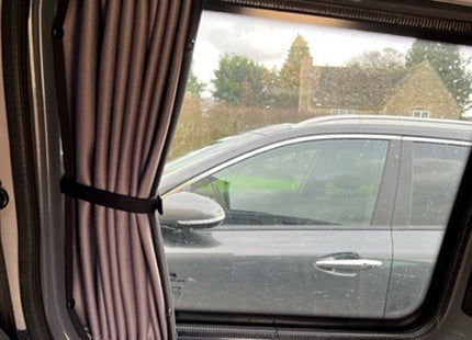For VW Caddy Premium 1 x Side Sliding Door Window Curtains Van-X