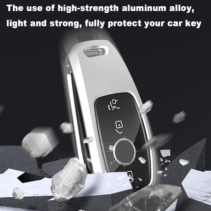 Car Key Shell for Mercedes Benz - Gradient Glass Key Cover for A/C/G/E/S Class