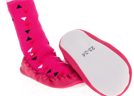 Minissa Triangle Print Slipper Baby Socks