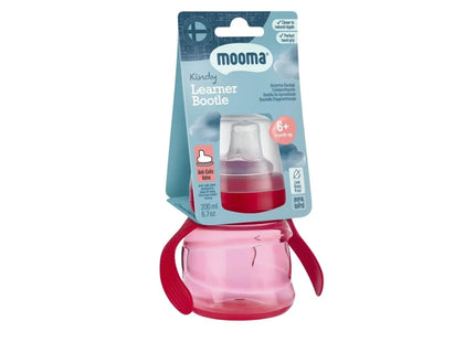 Mooma Kindy Learner Bottle 200ml - Red