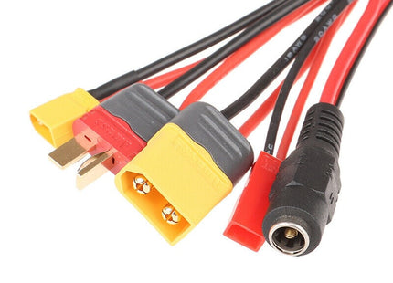 XT60 to XT60 XT30 DC5.5 T-Plug Charger Adapter Cable