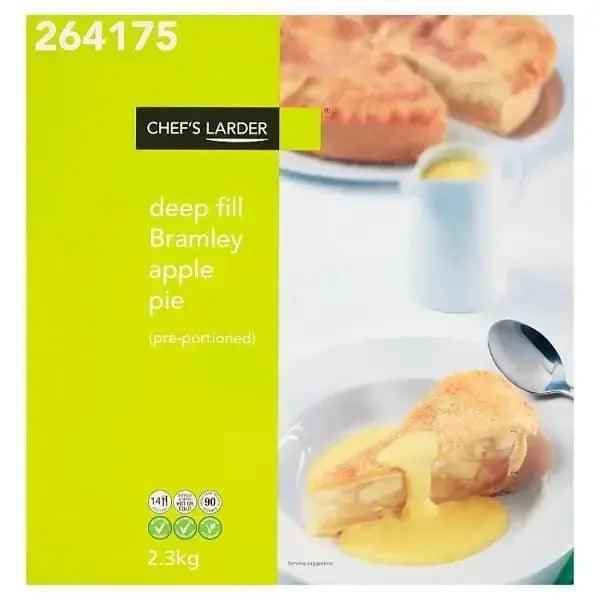 Chefs Larder Deep Fill Bramley Apple Pie 2.3kg