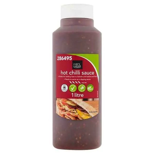 Chef's Larder Hot Chilli Sauce 1 Litre