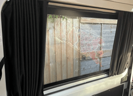 For Citroën Relay Blackout Camper Curtains Black/Black - Create Your Own Bundle | Van-X