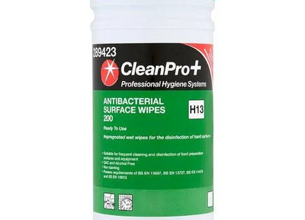 CleanPro+ Antibacterial Surface Wipes 200 H13