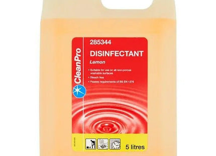 CleanPro Disinfectant Lemon 5 Litres