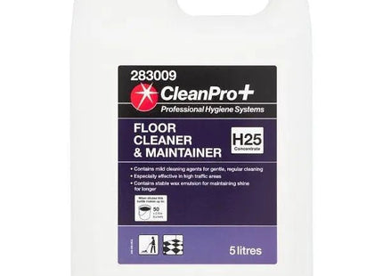 CleanPro+ Floor Cleaner & Maintainer H25 Concentrate 5 Litres