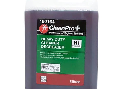 CleanPro+ Heavy Duty Cleaner Degreaser H1 Concentrate 5 Litres