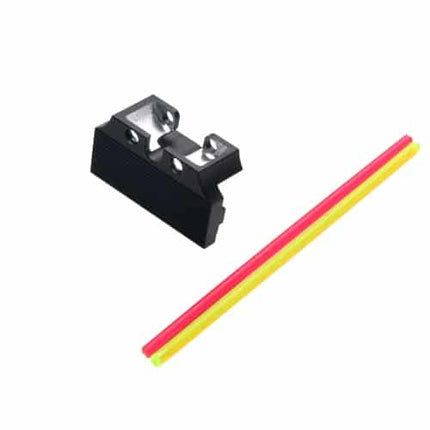Cow Cow Hi-Capa Fiber Optic Rear Sight Plate