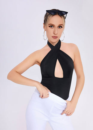 2023 Sexy Connective Clothing Women's Foreign Trade Sleeveless Suspender Vest