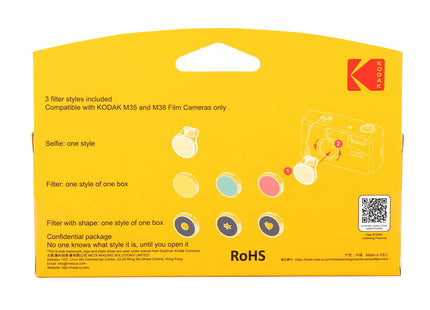 Kodak Camera 3x Filter Set for M35 and M38 Film Camera