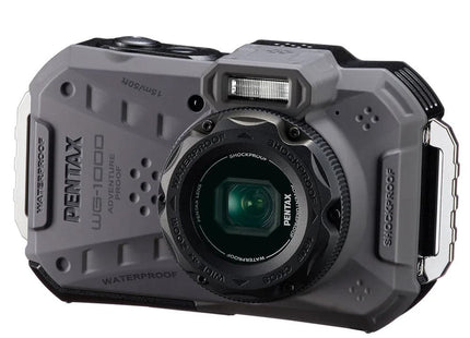Pentax WG-1000 16MP 4x Zoom Tough Compact Camera - Grey