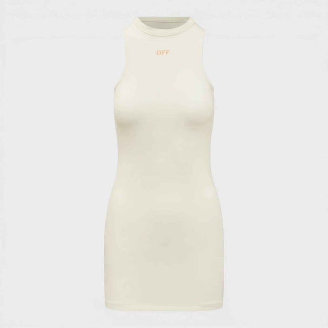 Sleek Rowing Dress Off White