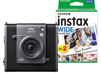 Fujifilm Instax Wide Evo Hybrid Instant Camera - Black