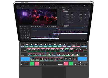 Davinci Resolve Keyboard Cover for iPad Magic Case