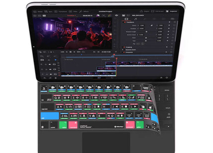 Davinci Resolve Keyboard Cover for iPad Magic Case