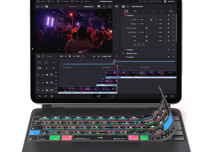 Davinci Resolve Keyboard Cover for iPad Magic Case