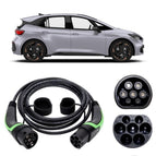 Type 2 to Type 2 Charging Cable / 10M / 16amp (3.6kW)