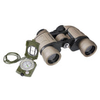 Binoculars + Compass