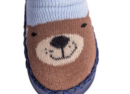 Minissa Bear Print Slipper Baby Socks