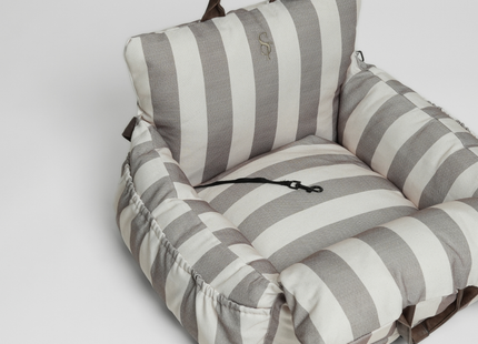 Lara Dog Striped Car Seat