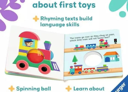 Play+ Ready Steady Shake Rattle Book - First Toy