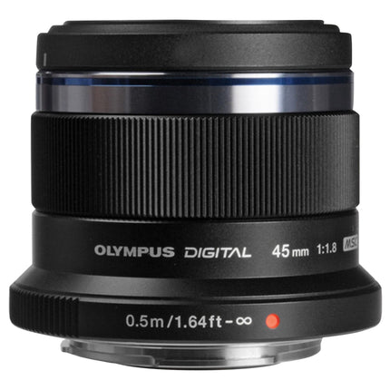 Olympus M.Zuiko Digital 45mm f/1.8 Standard Prime Lens - Black