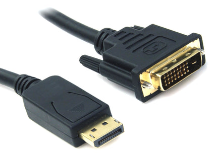 The Electronics Hub DisplayPort to DVI-D Cable Gold Plated