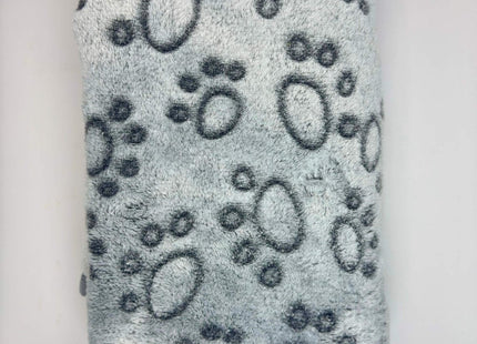 Dog Blanket - Grey Paws