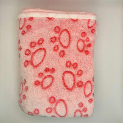 Dog Blanket - Pink Paws