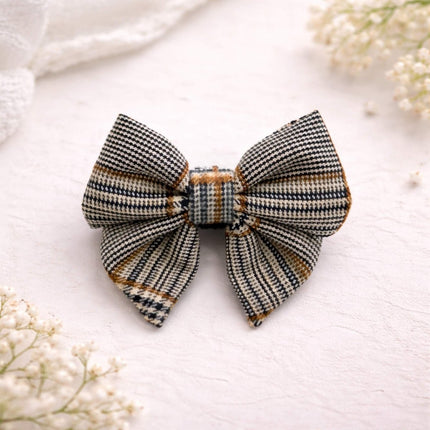 Dog Sailor Bow - Foxbury Plaid