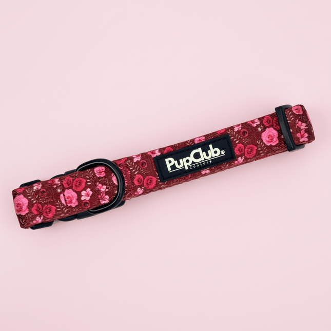 Collar - Burgundy Bloom