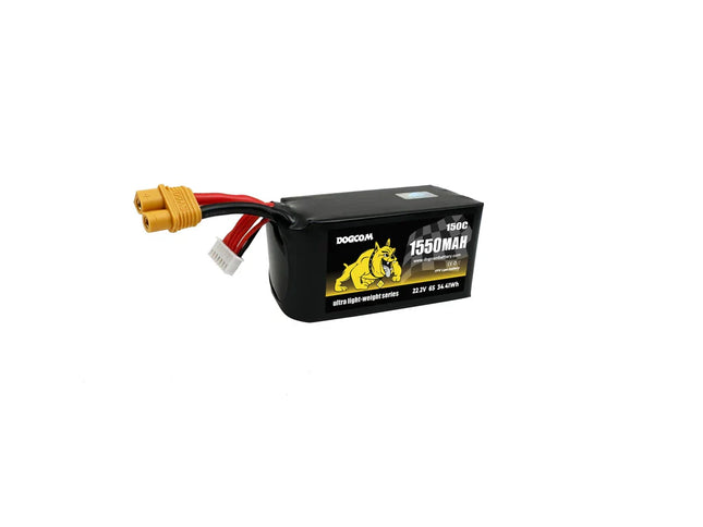 DOGCOM 1550mAh 150C 6S 22.2V Ultra series Battery