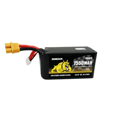 DOGCOM 1550mAh 150C 6S 22.2V Ultra series Battery