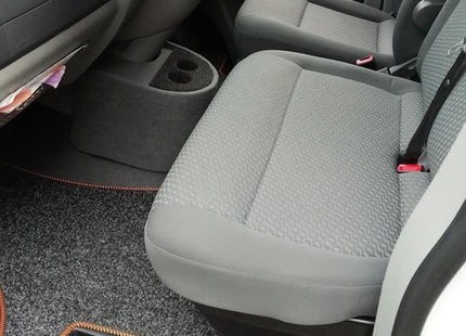 For VW T5/T5.1 Dark Grey Rubber Door Pocket Inserts for Driver & Double Passenger Doors – Van-X