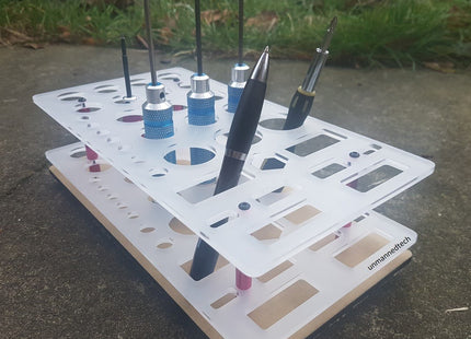 DroneBuildr Tool Storage Rack (2 levels)