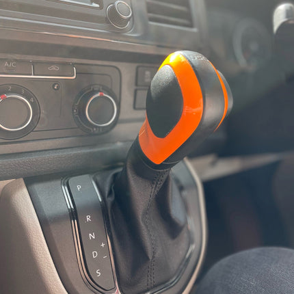For VW T6.1 Transporter DSG Gear Knob Styling Caps – Orange Painted Upgrade, Ready to Fit