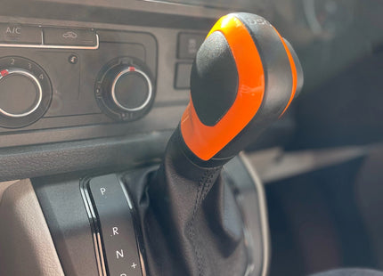 For VW T6 Transporter DSG Gear Knob Styling Caps – Orange Painted Upgrade, Ready to Fit