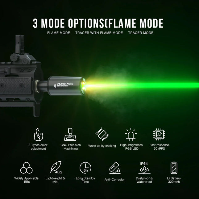 E-Shooter Flare Mono Tracer Unit