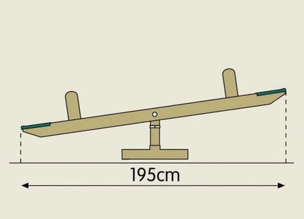 TP Forest Wooden Seesaw