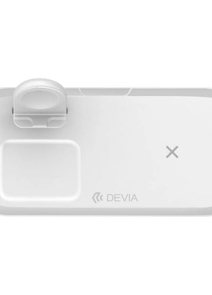 Devia 15W Triple Wireless Magnetic Charging Pad for Apple iPhone, Airpods & Watch