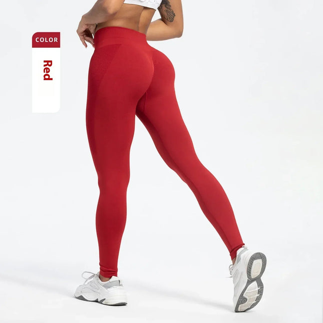 European And American Sports Seamless Hip Raise Yoga Pants Women