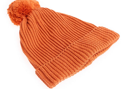 HelloBaby Pom-Pom Knitted Baby Beanie (One Size)