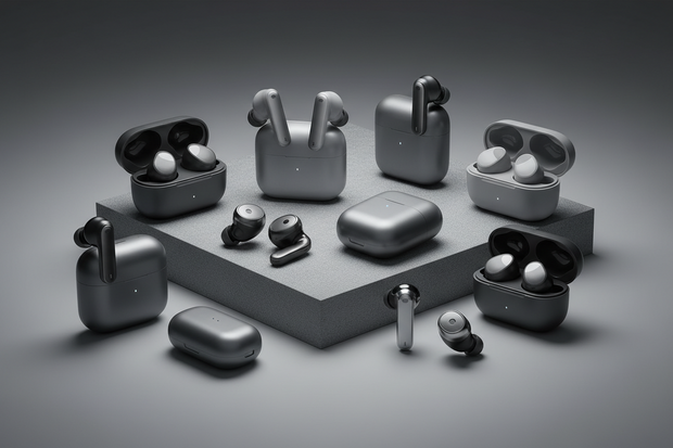 <h4><strong>New in</strong></h4><h1>Earbuds</h1>