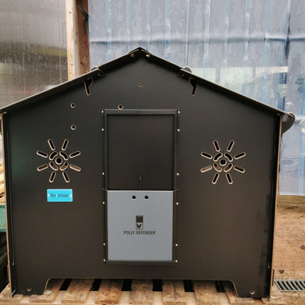Easicoop Chalet 2XL - HPL Chicken Coop up to 10-15 large Birds (black)