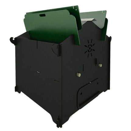 Easicoop Eco HPL chicken coop 5 medium sized birds (Black)